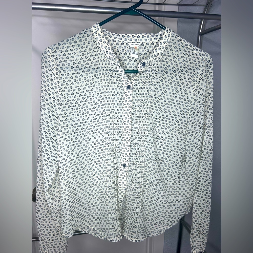 Forever 21 Button Down Blouse